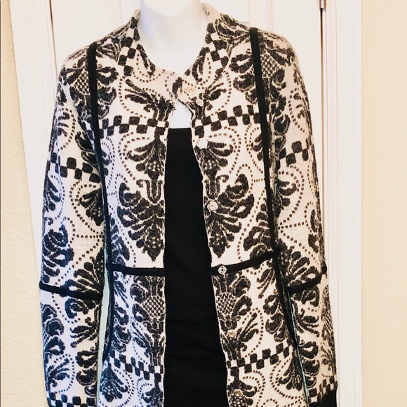 🔥FINAL SALE🔥FLEUR PRINT WOOL DUSTER - Picture 5 of 8